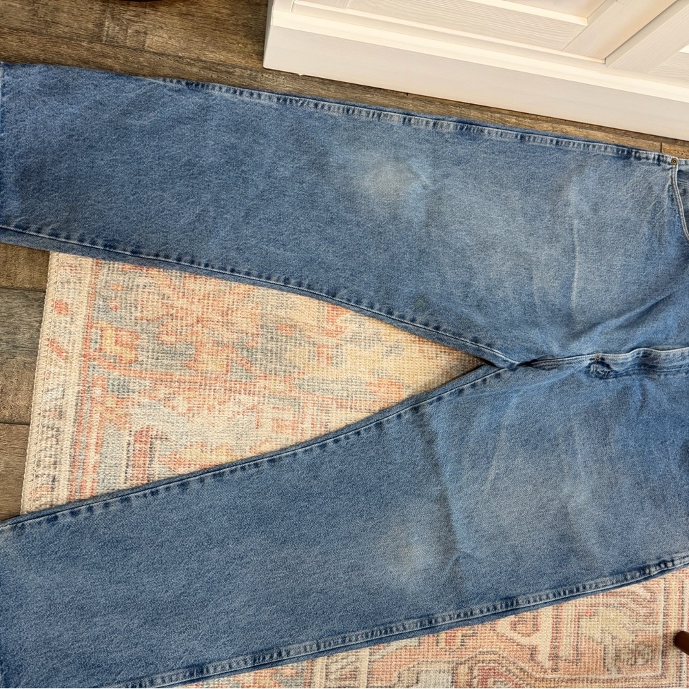 Wrangler light blue relaxed-fit denim jeans